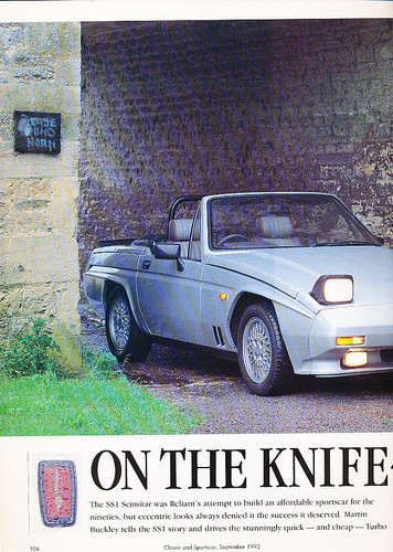 1984 reliant ss1 scimitar - reliant,