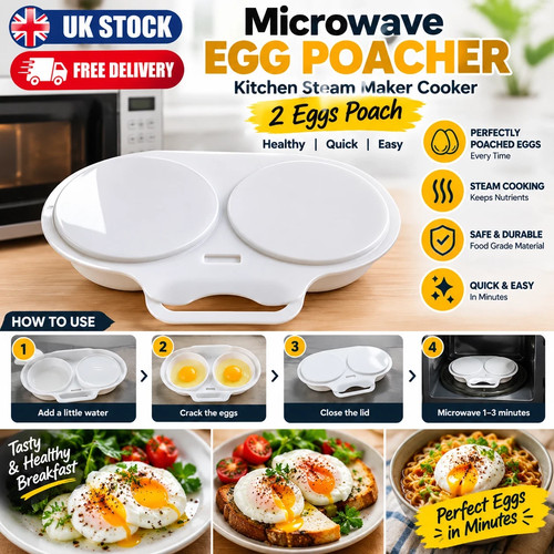 Microwave egg poacher - microwave,