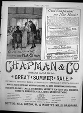 Original Old Antique Print