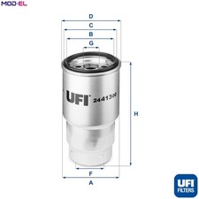 FUEL FILTER 24.413.00 FOR