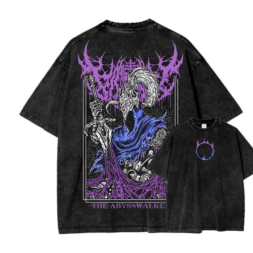 Dark souls shirt washed - dark,