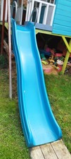 2.5m Children's Slide Green Wavy Water TP Play House Playground Toy