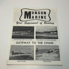 Vintage 1960s Munson Marine Ad