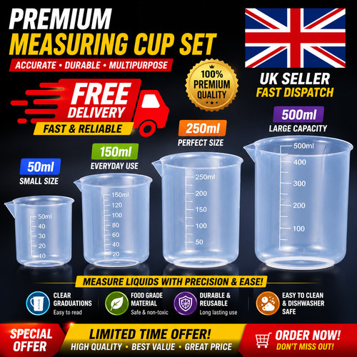 500ml set small measuring - 50-500ml,