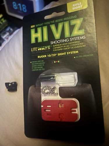 Hiviz ruger rifle - 10/22, fiber