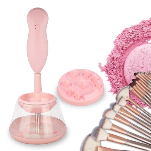 Electric make brush cleaner - up,