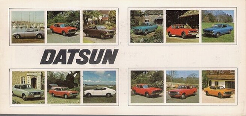 Datsun nissan range 1976 1977 - datsun,