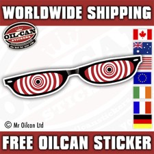 HYPNO EYES SPECS / GLASSES MODERN WARFARE 3 bumper sticker / decal 180 x 33mm