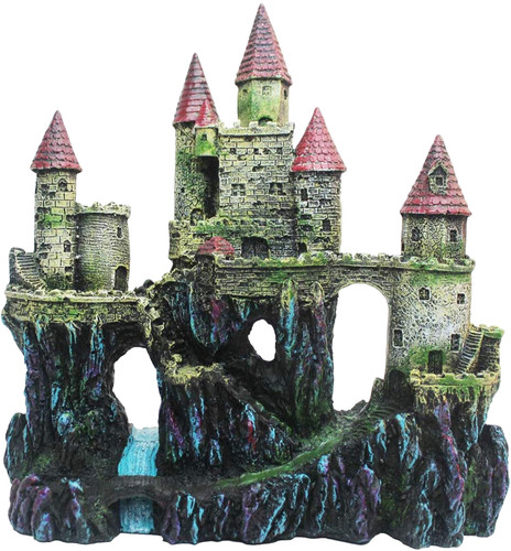 Aquarium resin castle - aquarium,