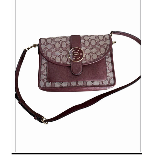 Coach signature burgundy beige - coach,