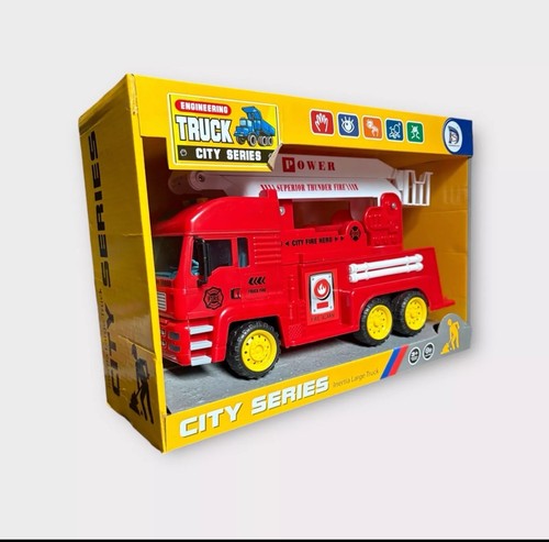 Large red friction fire - friction, engine