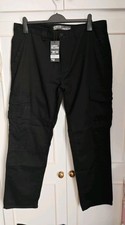 NEW MENS BLACK CARGOS -