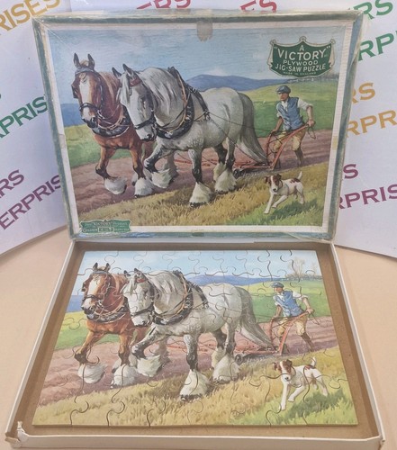 Vintage victory plywood jigsaw - vintage,