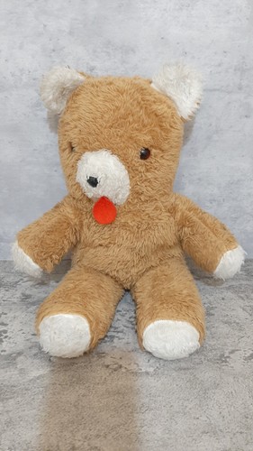 Vintage 1980s teddy bear soft - 1980s,