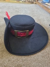 Adults Wide Brim Black Hat