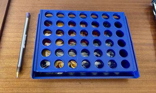 Travel size connect four game