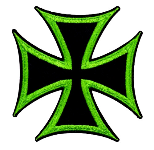 Iron cross patch medal - iron,