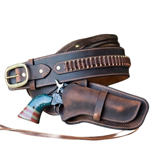 Gun holster belt leather - belt,