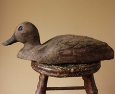Antique French Wood Decoy