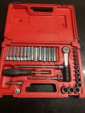 Snap On Eurotools 1/4” Socket Set Deep And Shallow 4mm To 14mmm 