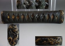 Tsuka handle hilt dragon