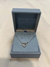Sterling Silver Diamond Heart