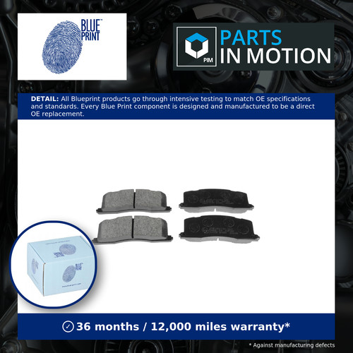 Brake pads set fits - pads,