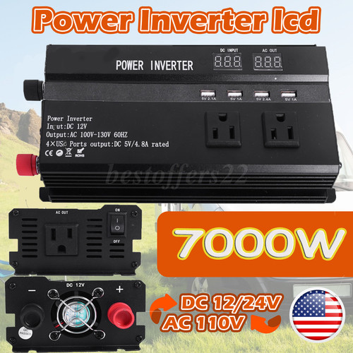 Car power inverter 7000w - power,