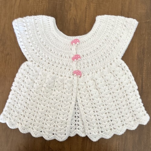 Handmade white crochet - white, baby