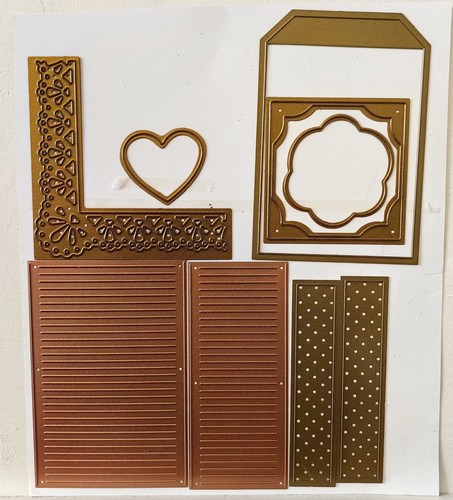 Mixed die set tag - , borders