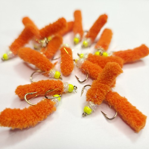 Orange wotsit fly - orange,
