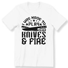 Chef T-shirt Men's Ladies T-shirt Knives Play Cooking Perfect Gift For Chef Top