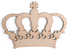 MDF Crown Craft Shape, Toy box