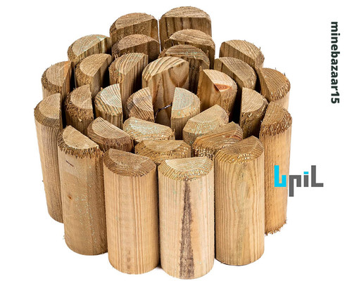 Lawn edging log roll 8m - log,