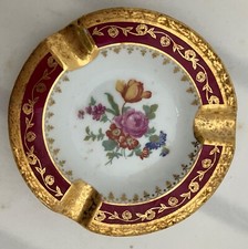 Vintage Limoges France porcelaine d'art trinket/ashtray/dish