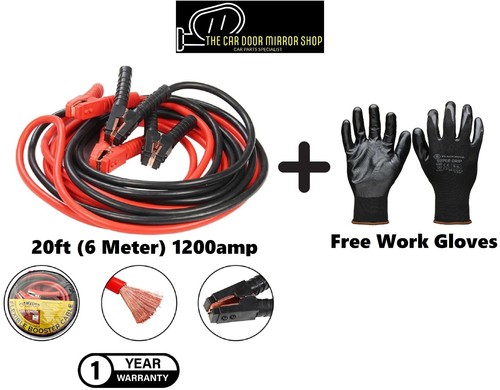 Jump leads 20ft heavy duty - leads,