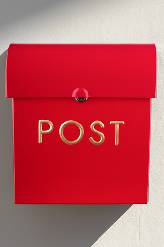 Post box wall - wall, large