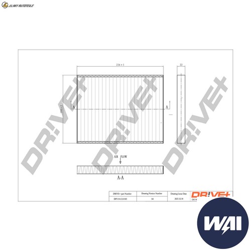 Interior air filter - air,
