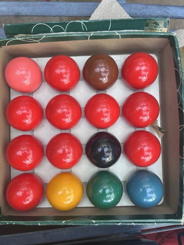 Aramith snooker balls - snooker,