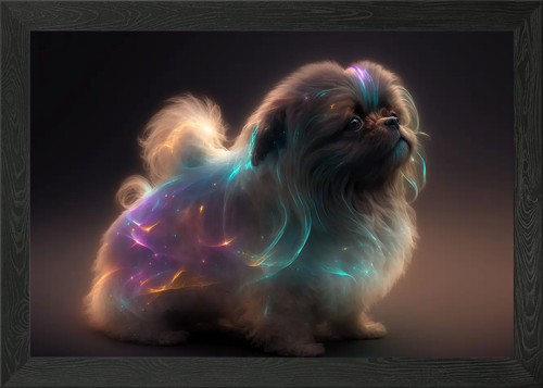 Spirit animal pekingese framed - spirit,