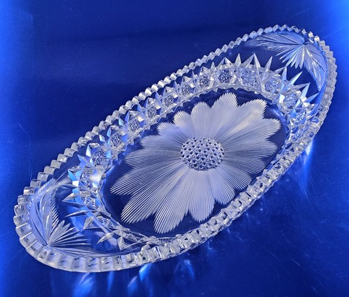 Abp brilliant cut glass relish - abp,