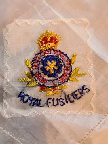 Ww1 embroidered silk - embroidered, british