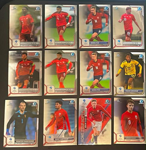 Bowman chrome football lot - bowman,