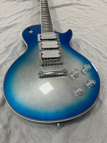 Blue silver sparkle burst - sparkle, lp