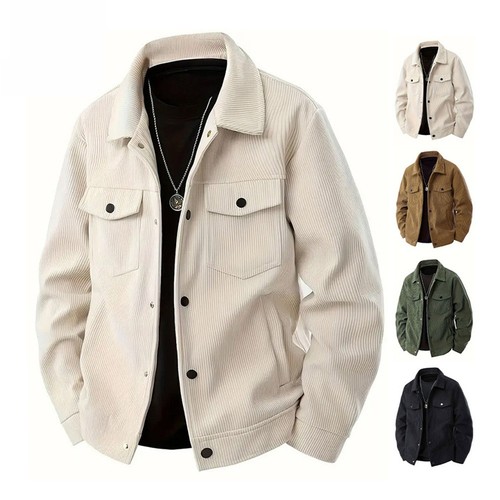 Mens corduroy shacket jacket - shacket,