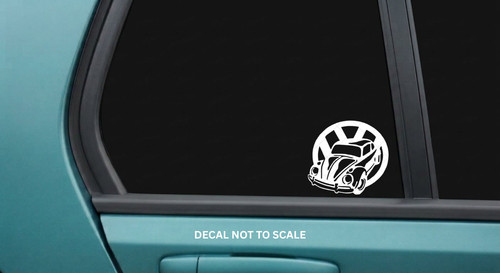 Cool beetle decal - cool,
