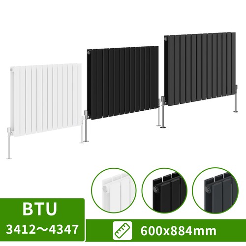 Designer flat panel - flat, radiator