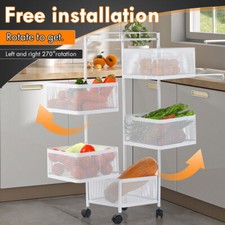 Vegetable Mobile Shelf Rack