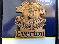 NEW AUTHENTIC LARGE EVERTON FC FOOTBALL CLUB PIN BADGE OFFICIAL DESIGN GIFT