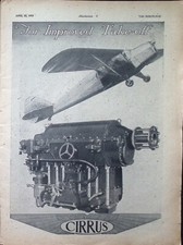 Original 1943 Cirrus Aircraft Engine Advert The Aeroplane Magazine WW2 Aviation